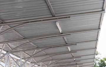 installing Tregatillian metal roofing